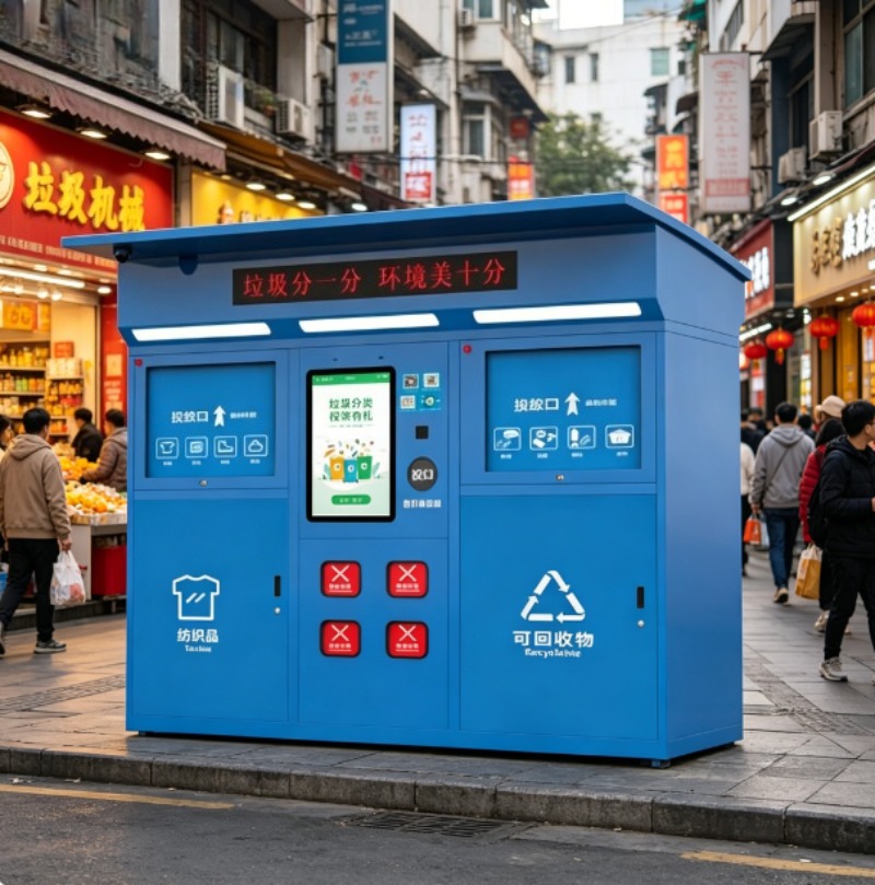 Vending Machine Qr Code - آلة بيع عكسية للنفايات القابلة لإعادة