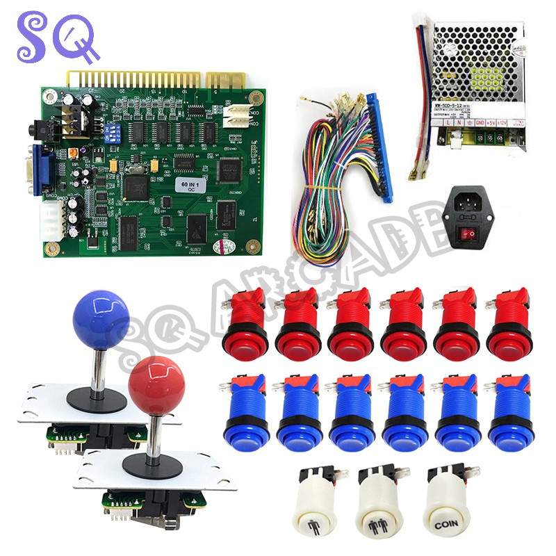 Arcade Button Pcb - لوحة ألعاب متعددة 60 في 1