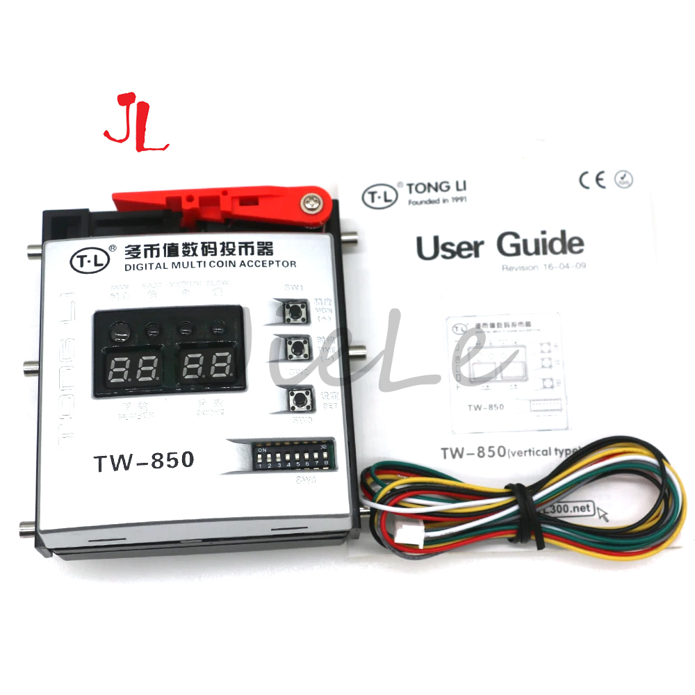 Token Coin Mechanism - TL TW-850 متقبل العملات المتعددة، محدد