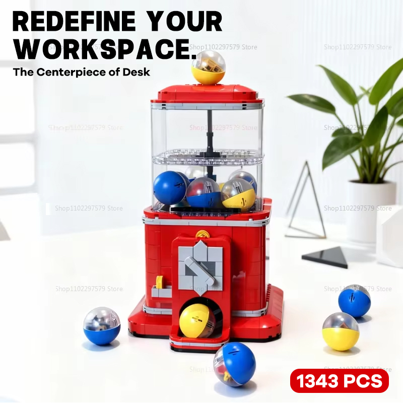 Coin Pusher Machine - مجموعة مكعبات بناء ماكينة بيع آلية