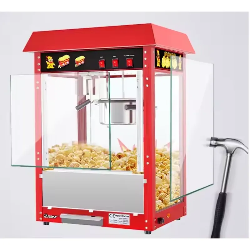 آلة صنع الفشار التجارية بالهوا - مراجعة Popcorn Vending Machine وسعره