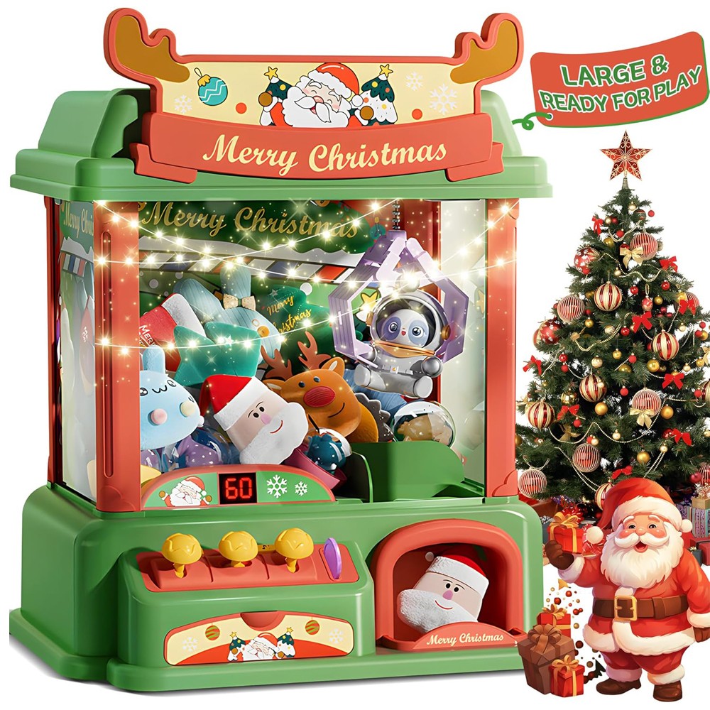 آلة مخلب عيد الميلاد للأطفال ، - مراجعة Arcade Vending & Laundry وسعره