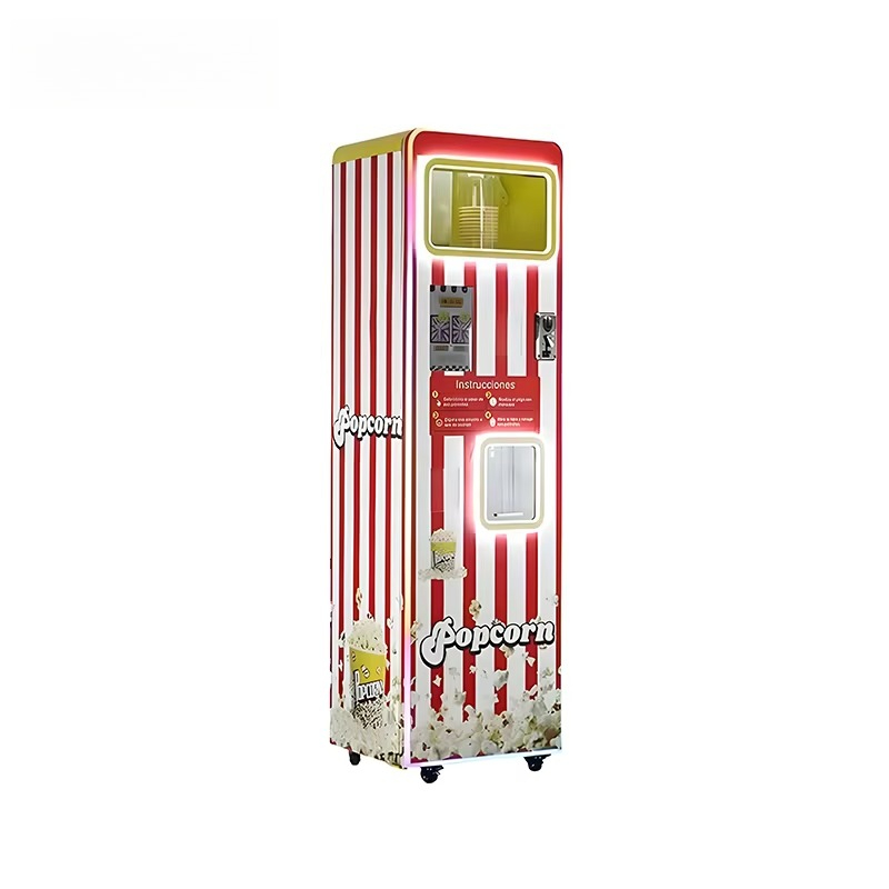 آلة بيع الفشار بنكهة الكراميل، - مراجعة Popcorn Vending Machine وسعره