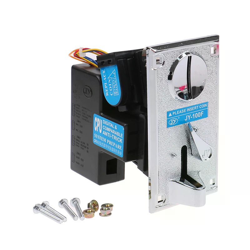 JY-100F جهاز قبول العملات الإل - مراجعة Coin Acceptor Selector وسعره