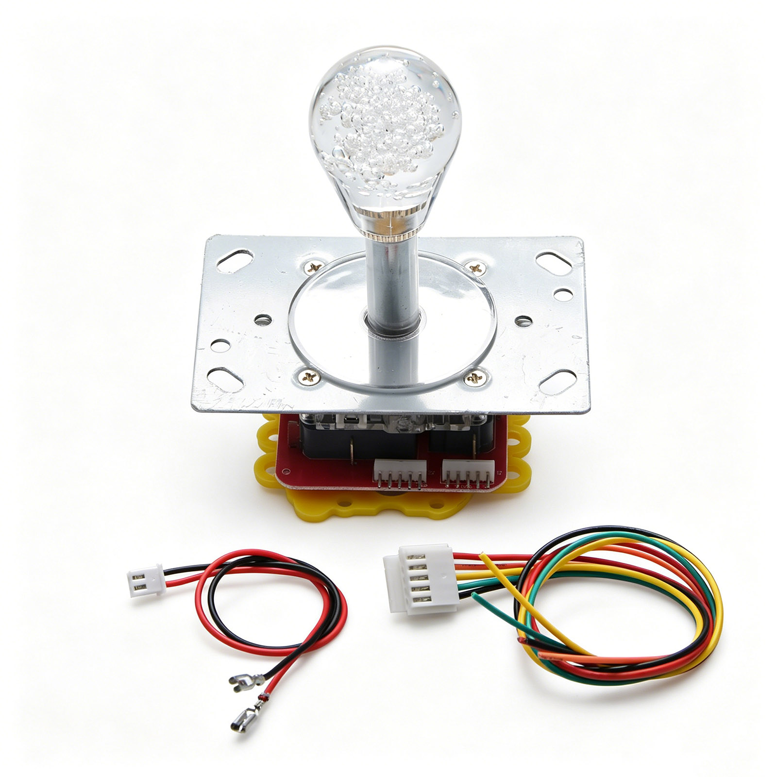عصا تحكم أركيد LED ملونة بإضاء - مراجعة Joystick Arcade Parts وسعره