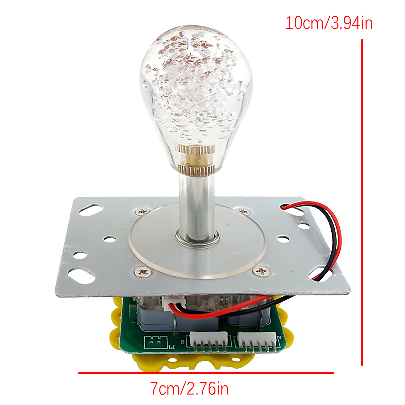 عصا تحكم أركيد LED ملونة بإضاء - مراجعة Joystick Arcade Parts وسعره