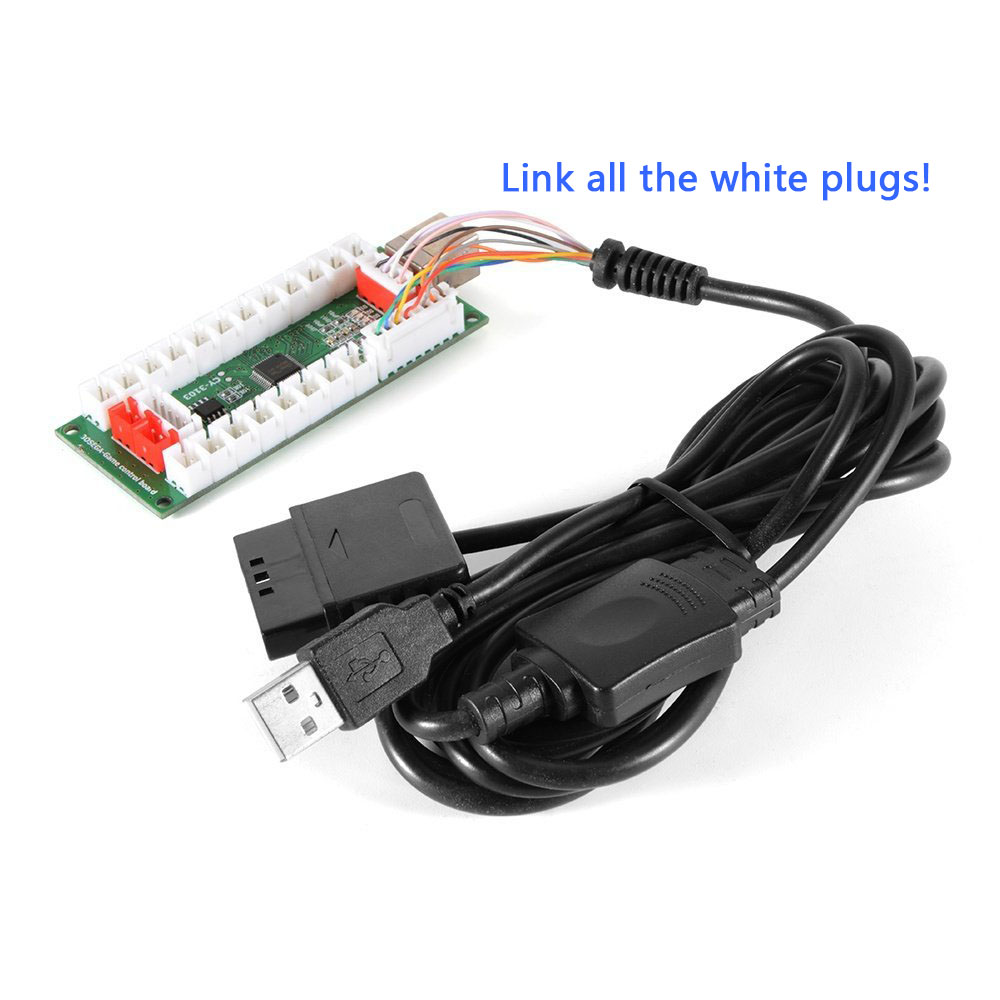لوحة تحكم ألعاب الأركيد SJ@JX  - مراجعة Arcade Button Pcb وسعره