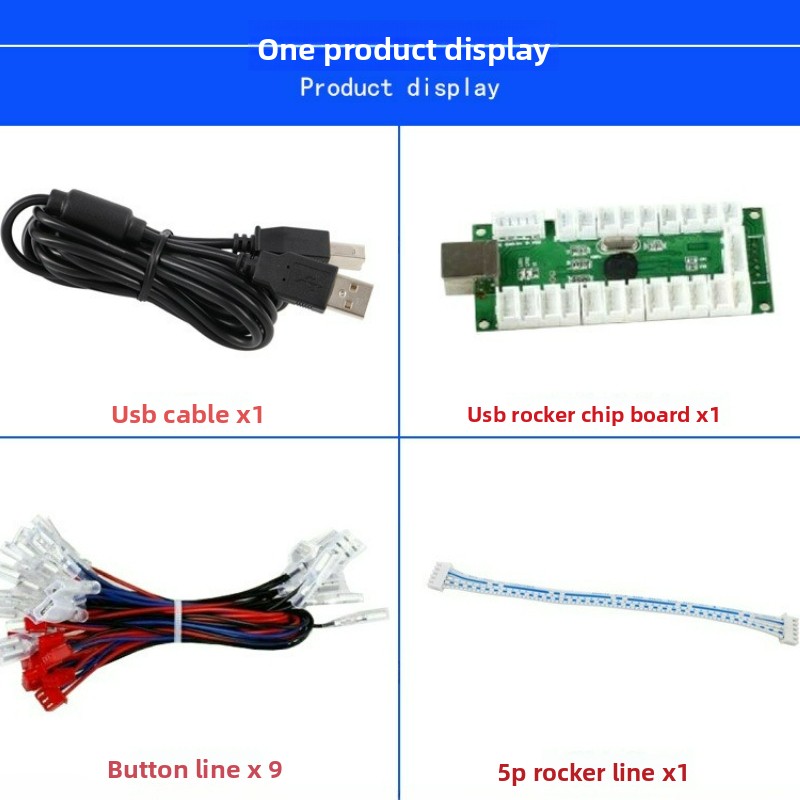 مجموعة لوحة تحكم USB للألعاب م - مراجعة Arcade Button Pcb وسعره
