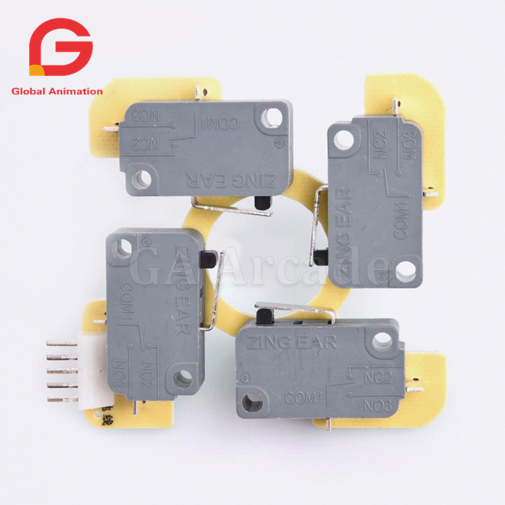 أجزاء عصا التحكم Micro Switch  - مراجعة Joystick Arcade Parts وسعره