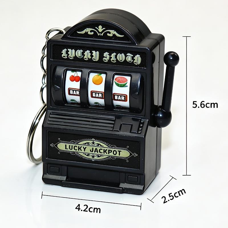 سلاسل مفاتيح على شكل ماكينة قم - مراجعة Fruit Slot Machine وسعره