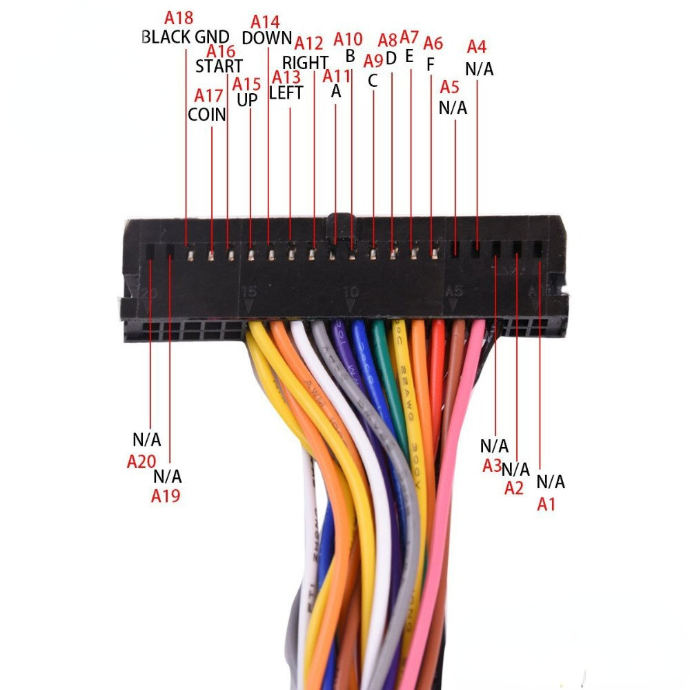 كابلات وأسلاك لوحدة التحكم أرك - مراجعة Arcade Button Pcb وسعره