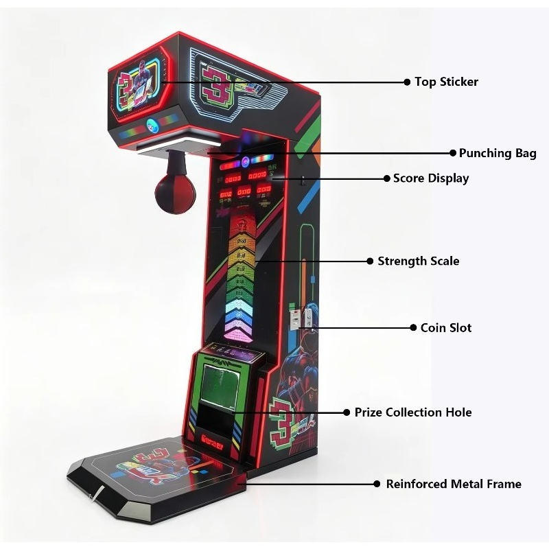 جهاز محاكاة الملاكمة الإلكترون - مراجعة Arcade Games & Vending Co وسعره