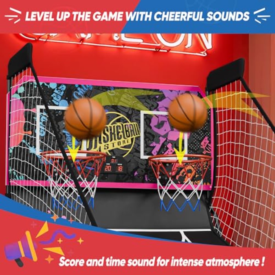 لعبة كرة السلة الإلكترونية الق - مراجعة Basketball Arcade Game وسعره