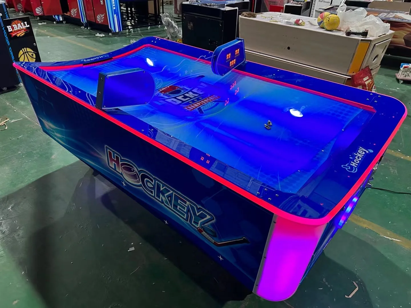 آلة ألعاب محاكاة هوكي الهواء ت - مراجعة Air Hockey Table وسعره