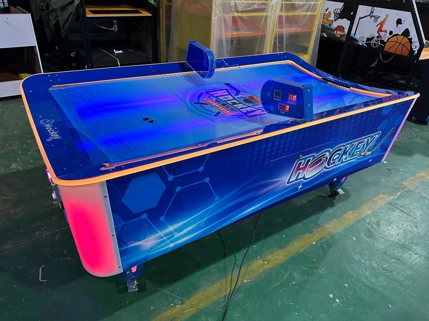 آلة ألعاب محاكاة هوكي الهواء ت - مراجعة Air Hockey Table وسعره