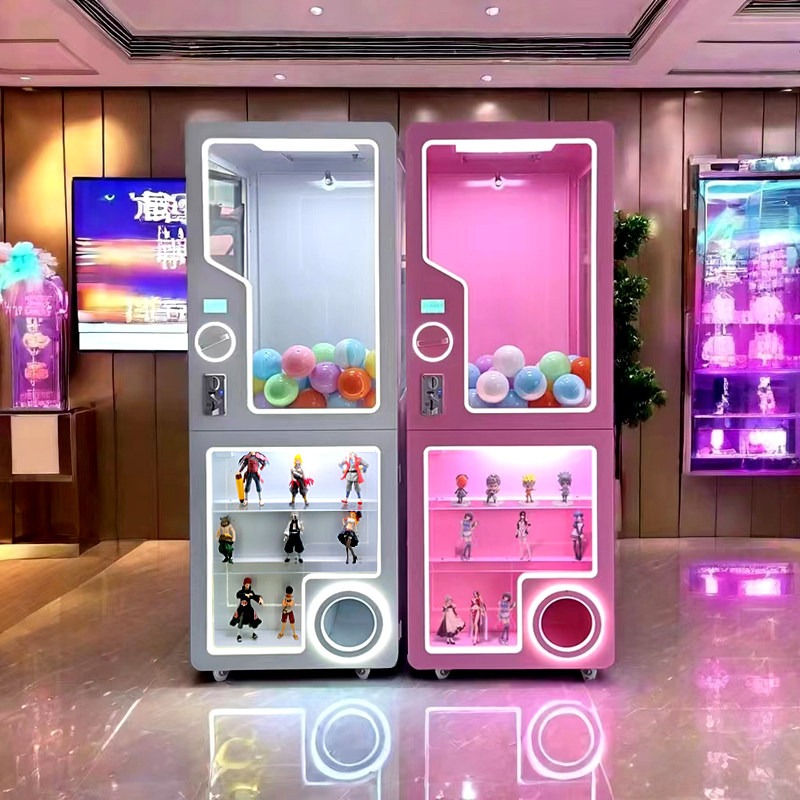 آلة بيع كبسولات غاشابون تجارية - مراجعة Vending Machine Qr Code وسعره