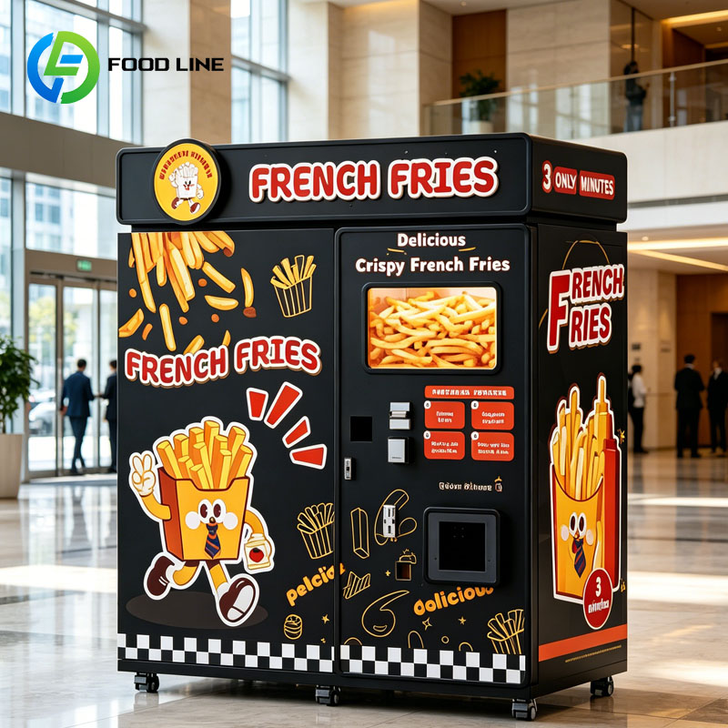 آلة بيع البطاطس المقلية الأوتو - مراجعة Popcorn Vending Machine وسعره