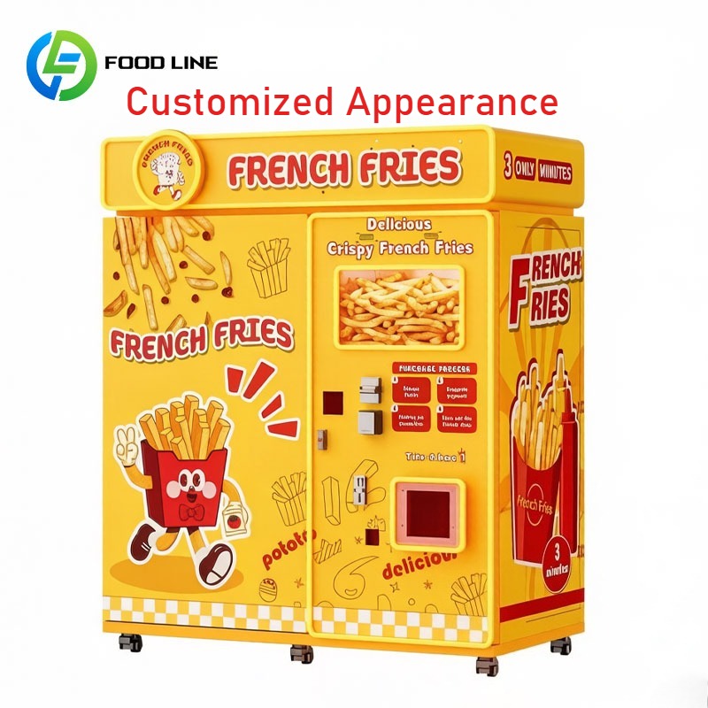 آلة بيع البطاطس المقلية الأوتو - مراجعة Popcorn Vending Machine وسعره